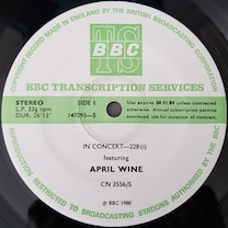 BBC In Concert  (April Wine)